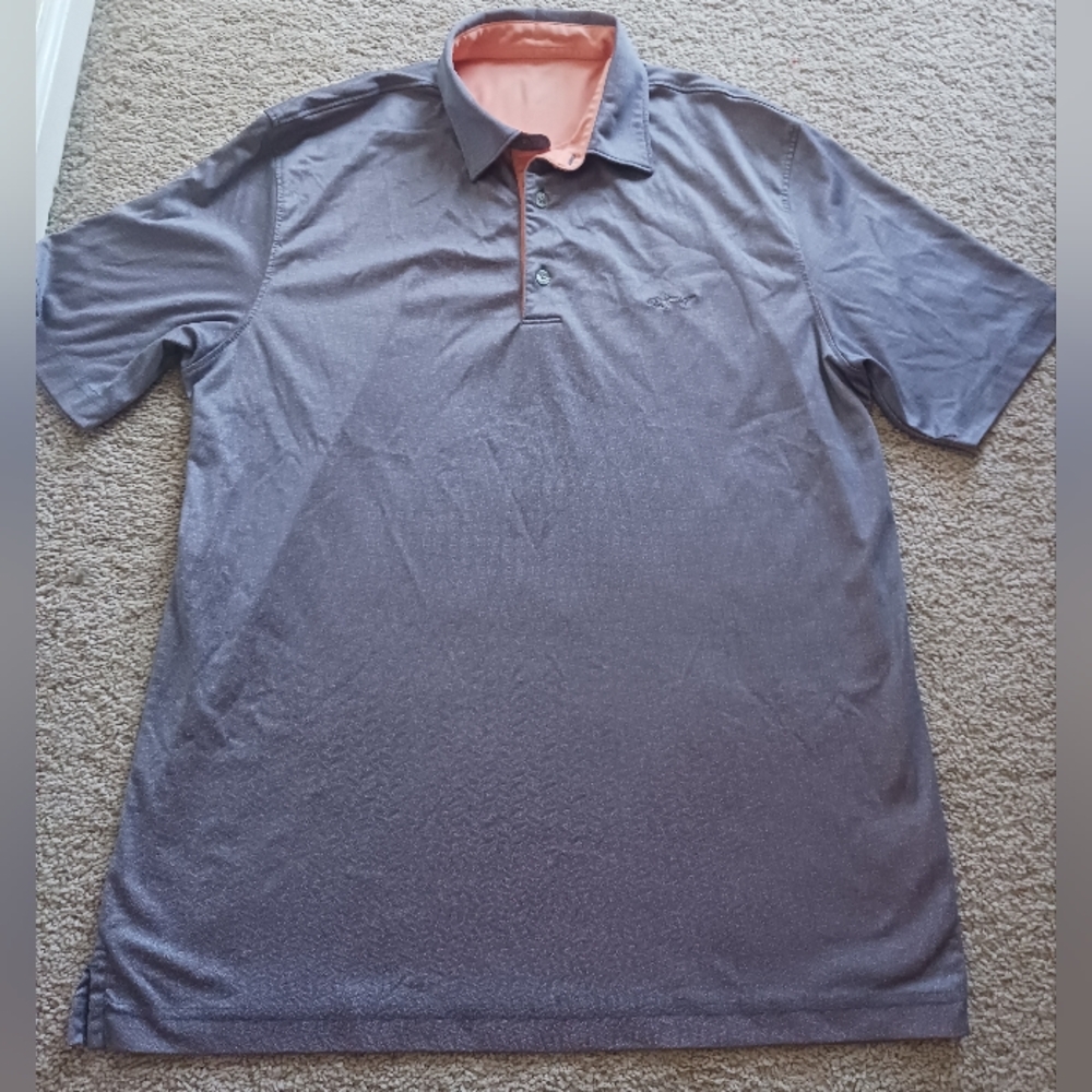 Greg Norman purple men's size Large golf shirt